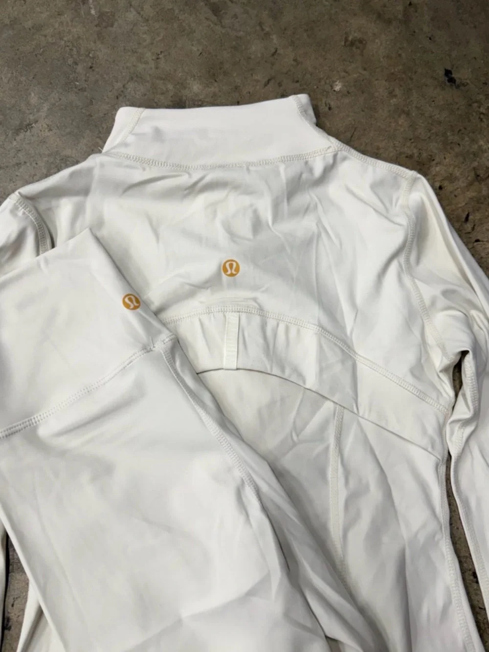 lululemon athletica White Leggings and Jacket Set